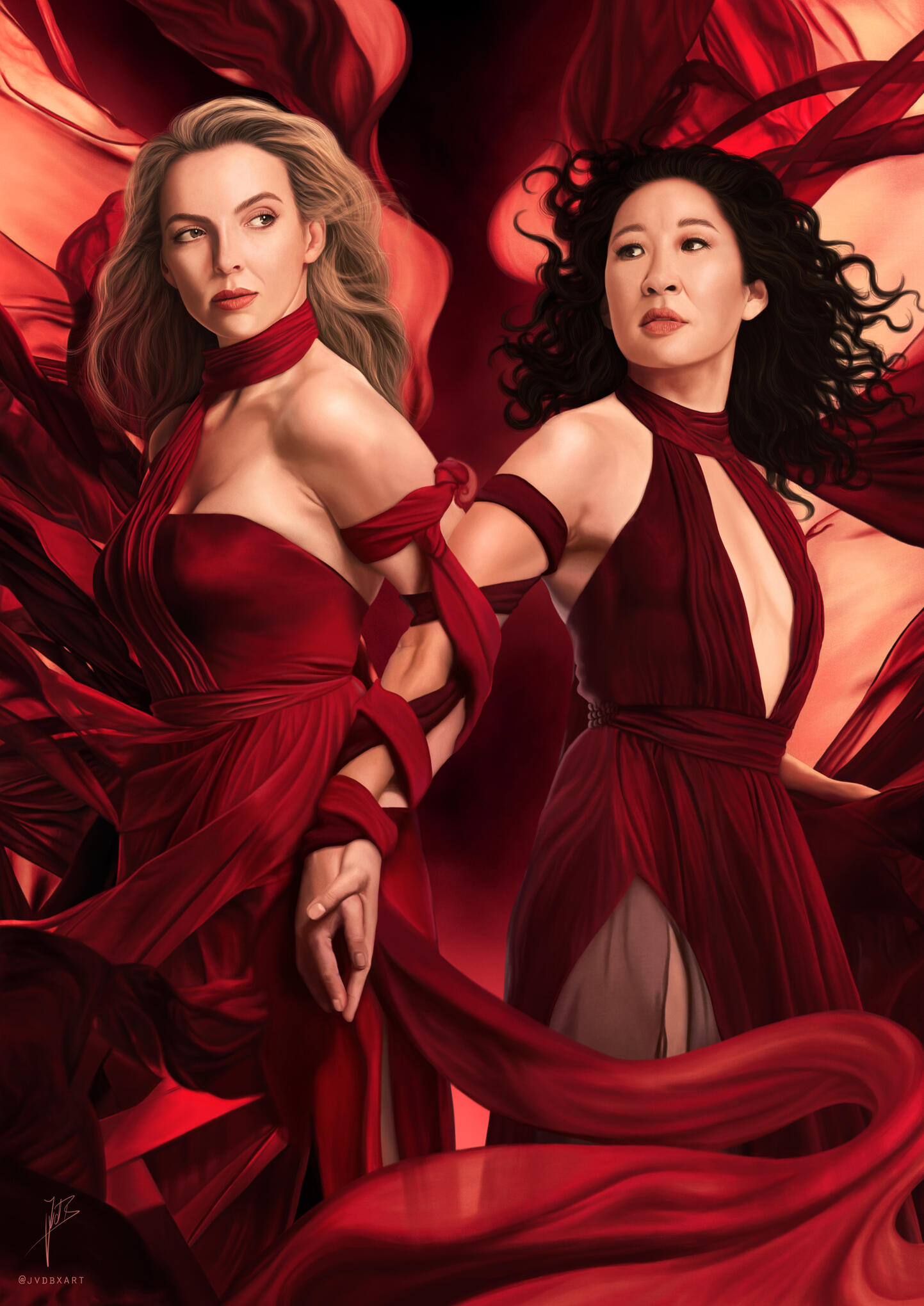 Villanelle &amp; Eve | Killing Eve | April 2022